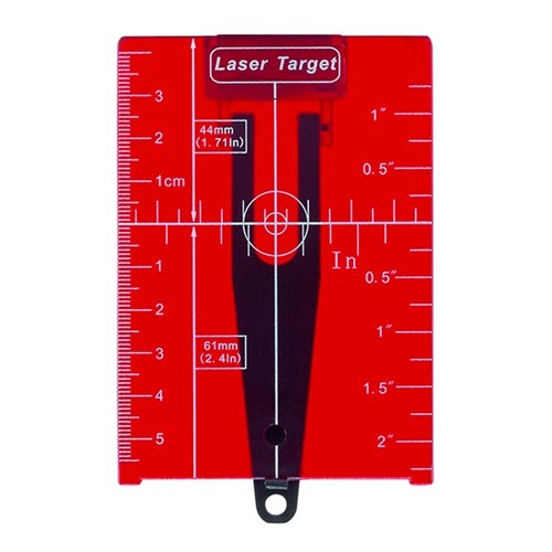 LEICA Target plate red